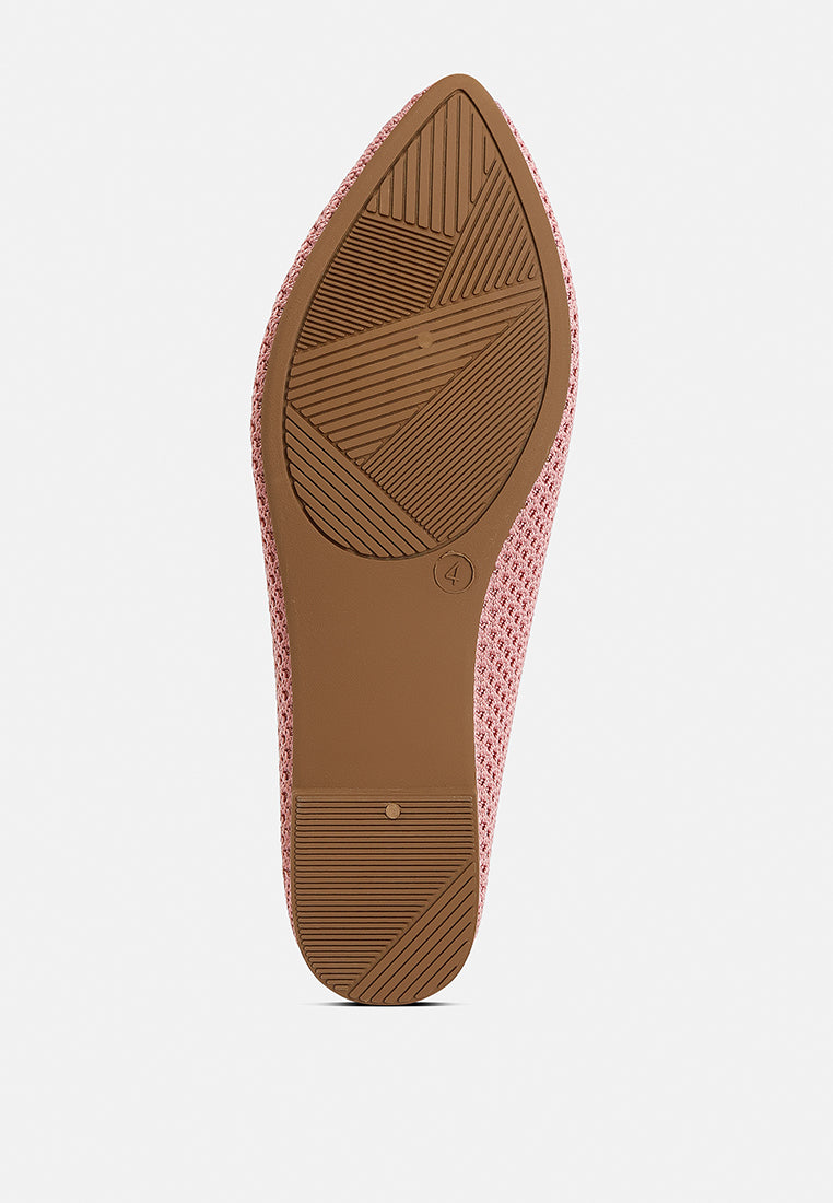 Selaris Fly Knit Slip On Ballerinas from London Rag International