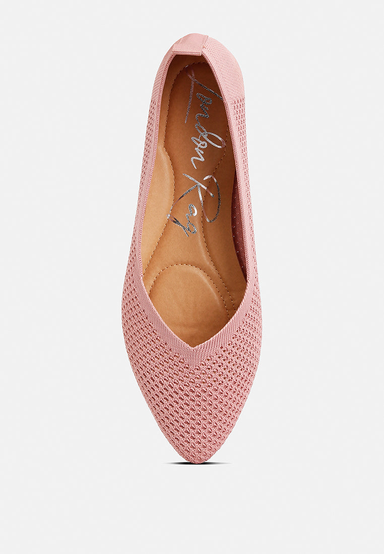 Selaris Fly Knit Slip On Ballerinas from London Rag International
