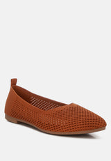 Selaris Fly Knit Slip On Ballerinas from London Rag International