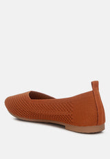 Selaris Fly Knit Slip On Ballerinas from London Rag International