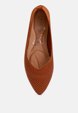 Selaris Fly Knit Slip On Ballerinas from London Rag International