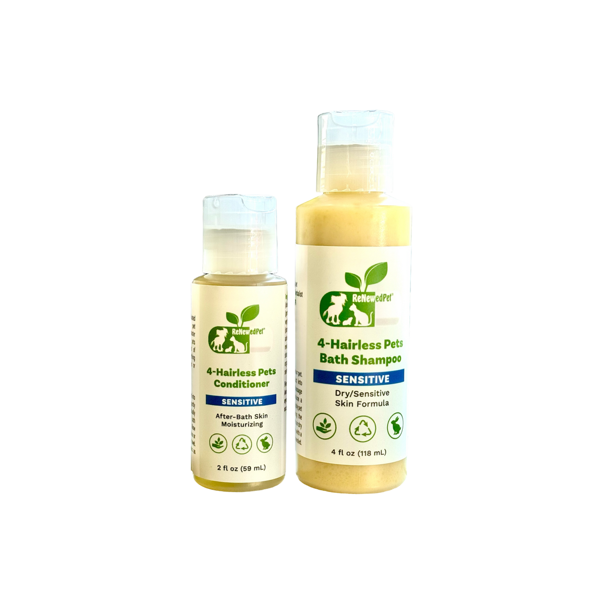 4-HAIRLESS PETS SENSITIVE SHAMPOO & CONDITIONER from ReNewedPet