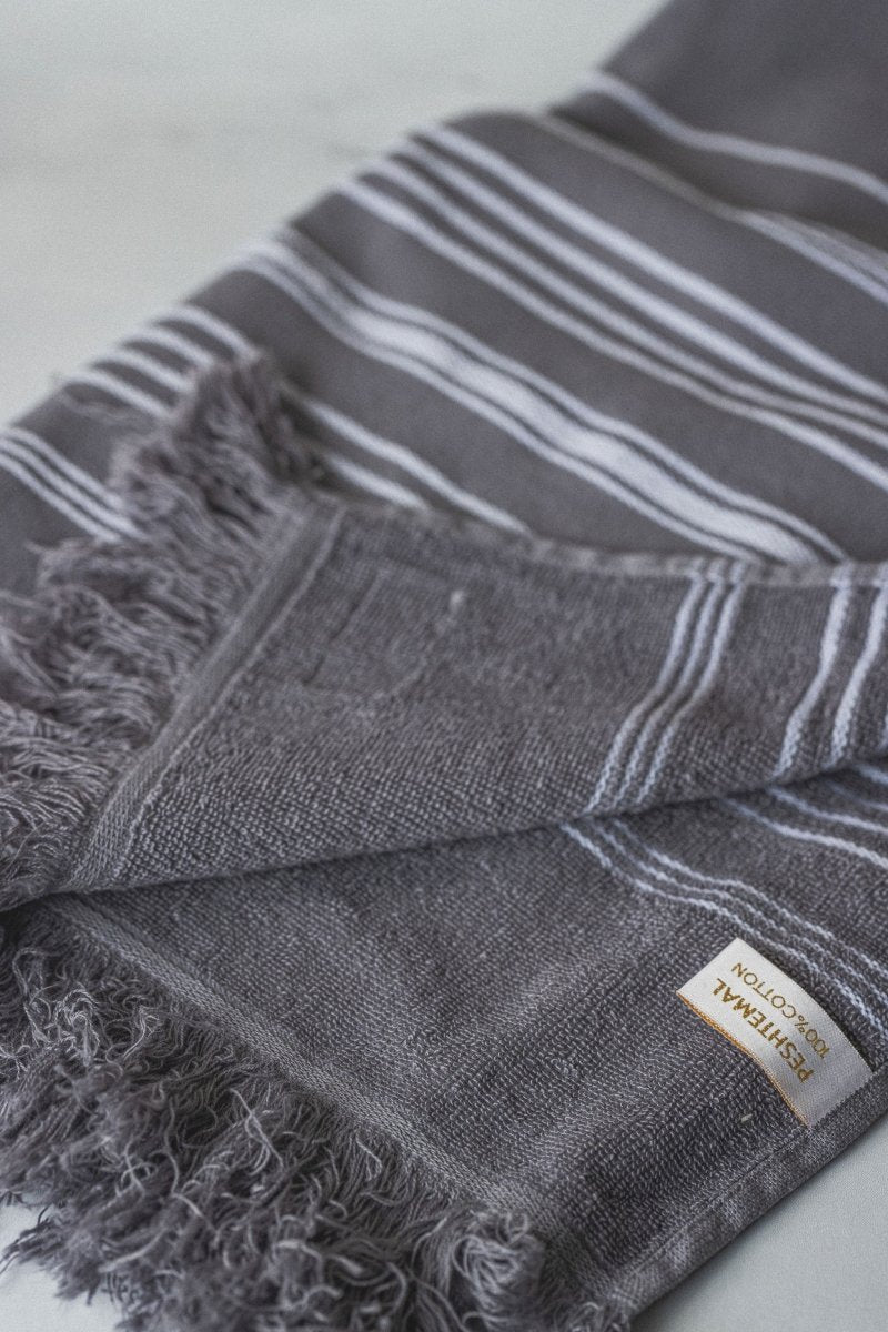 Sensation Towel Collection – 34”x70” Turkish Cotton Towels with Terry Backing & Fringe from The Bali Market
