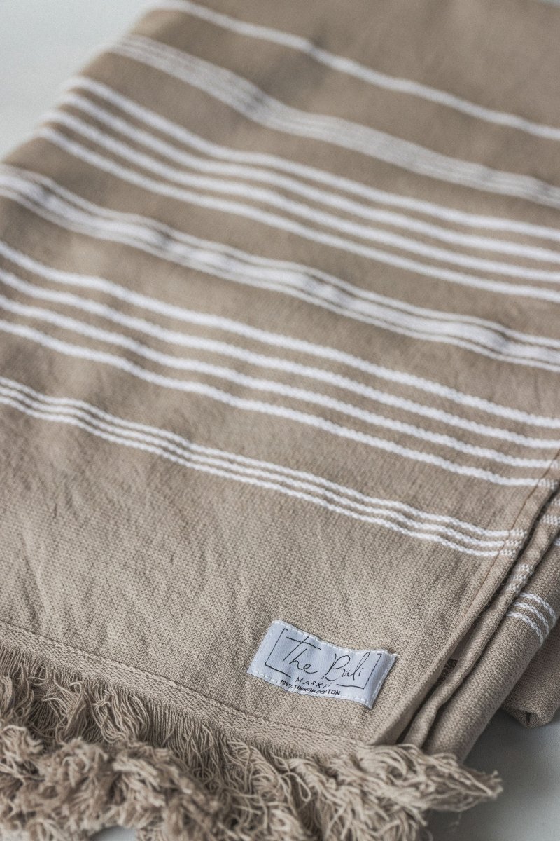 Sensation Towel Collection – 34”x70” Turkish Cotton Towels with Terry Backing & Fringe from The Bali Market
