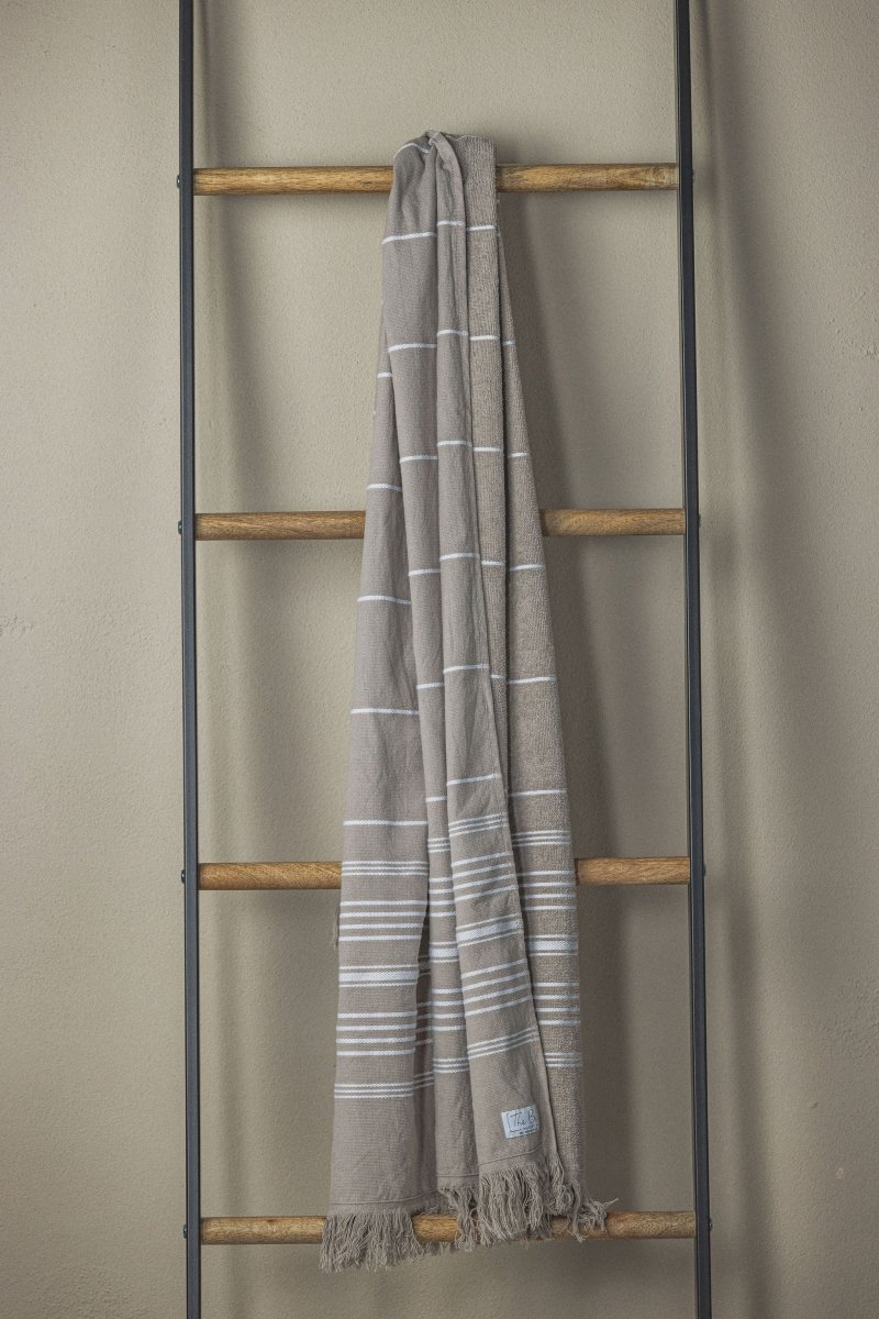Sensation Towel Collection – 34”x70” Turkish Cotton Towels with Terry Backing & Fringe from The Bali Market