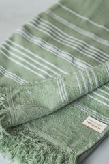 Sensation Towel Collection – 34”x70” Turkish Cotton Towels with Terry Backing & Fringe from The Bali Market