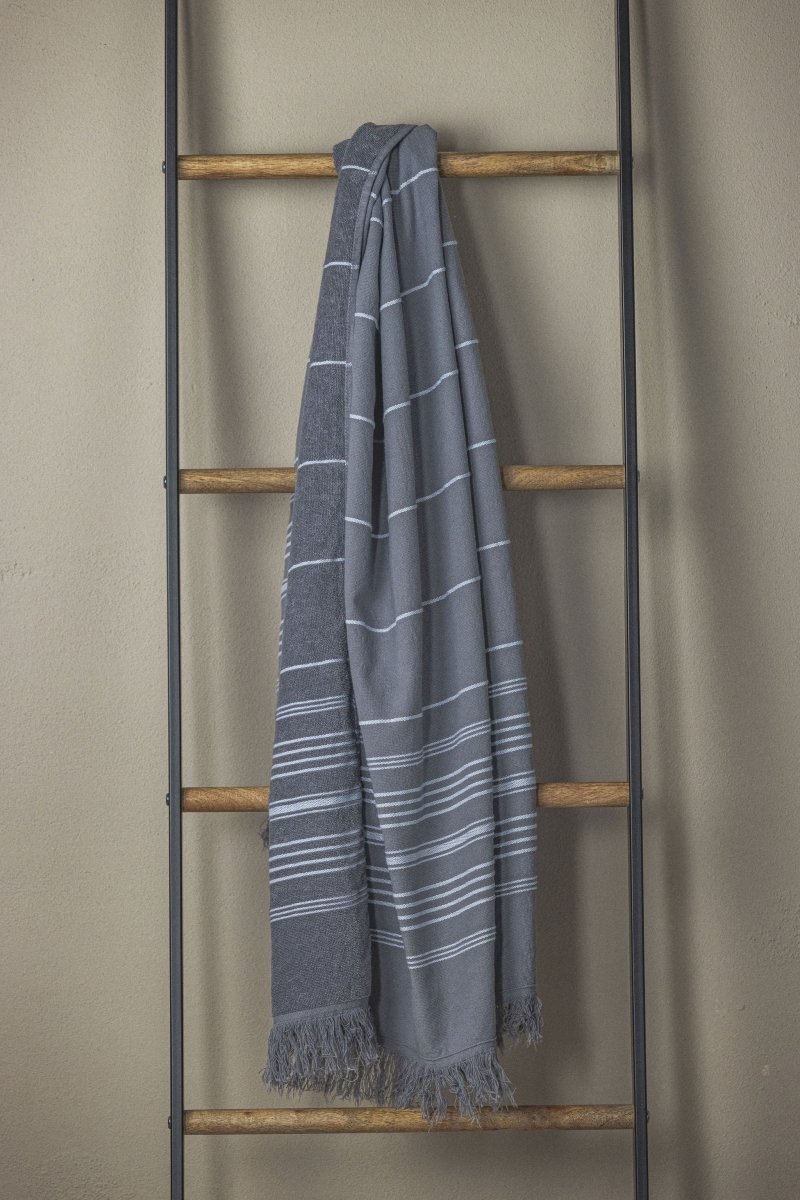 Sensation Towel Collection – 34”x70” Turkish Cotton Towels with Terry Backing & Fringe from The Bali Market