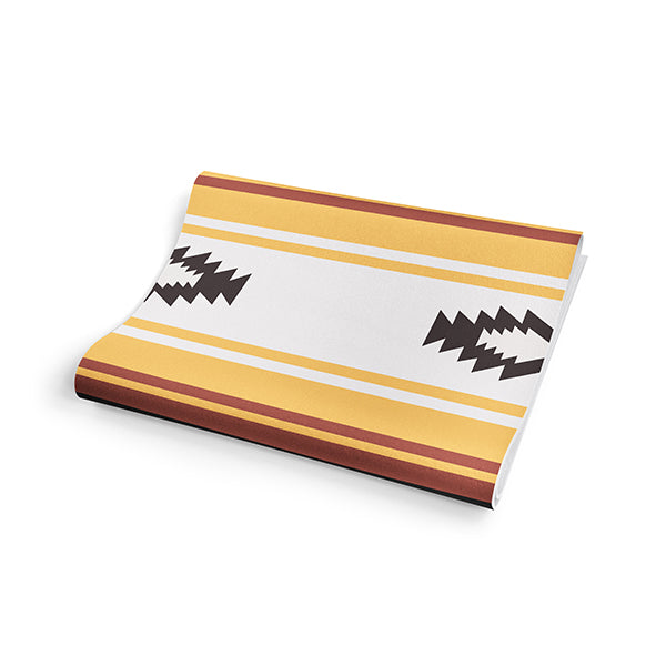 Nelson Yoga Mat – 6 mm Extra Thick, Non-Slip Eco-Friendly PER with Striped UV-Printed Design | from Yune Yoga