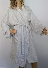 Serenity Bathrobe – Soft Flat Weave Turkish Cotton, Hooded Design, Unisex Fit from The Bali Market