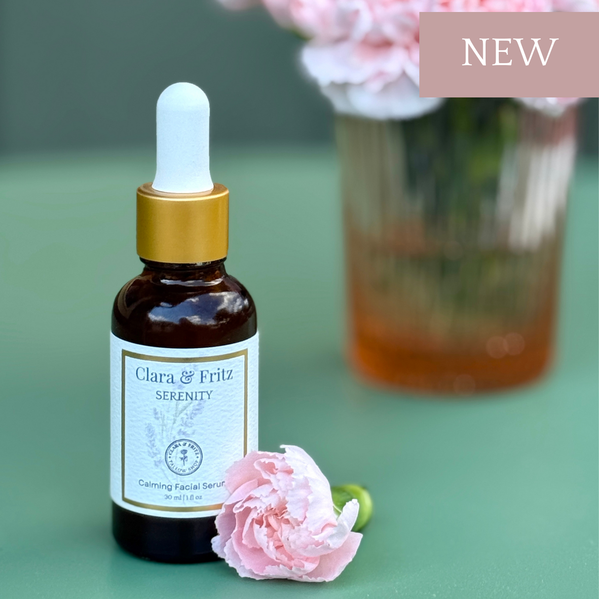 Serenity Calming Facial Serum from Clara & Fritz Tallow Shop