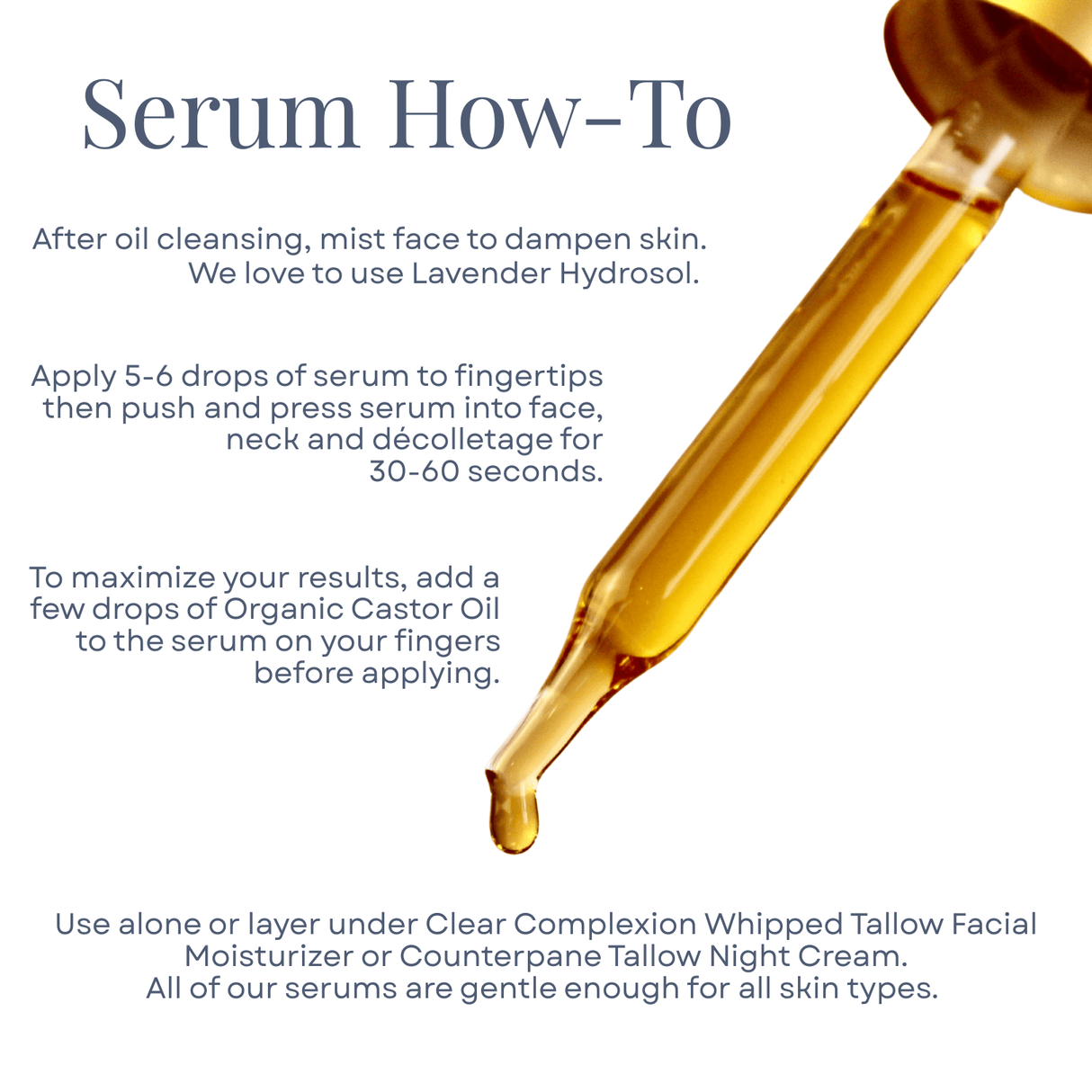 The Serum Trio from Clara & Fritz Tallow Shop