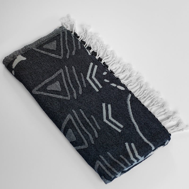 Shark Noir - Turkish Towel from Sun Drunk