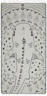 Shark Noir - Turkish Towel from Sun Drunk