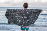 Shark Noir - Turkish Towel from Sun Drunk