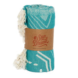 Shark Turquoise - Turkish Towel from Sun Drunk