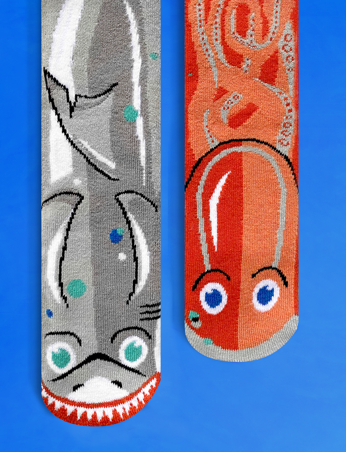 ADULT SHARK & OCTOPUS SOCKS from Pals Socks