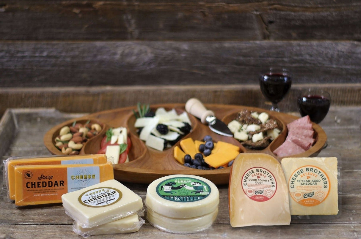 Sharp & Flavorful Cheese Box (8 Cheeses) from Cheese Brothers, Inc.