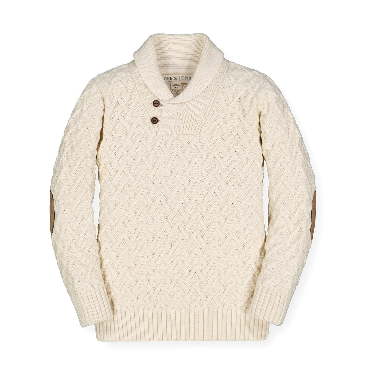 Shawl Collar Organic Cable Sweater - Baby from Hope & Henry