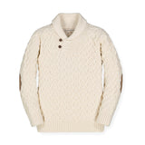 Shawl Collar Organic Cable Sweater - Baby from Hope & Henry