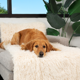 PupProtector™ Luxe Waterproof Bed Runner - Plush Sheep Ivory from Paw.com
