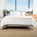 PupProtector™ Luxe Waterproof Bed Runner - Plush Sheep Ivory from Paw.com
