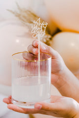 She Said Yes! Drink Stirrers, Set of 12 from The Cotton & Canvas Co.