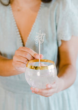 She Said Yes! Drink Stirrers, Set of 12 from The Cotton & Canvas Co.
