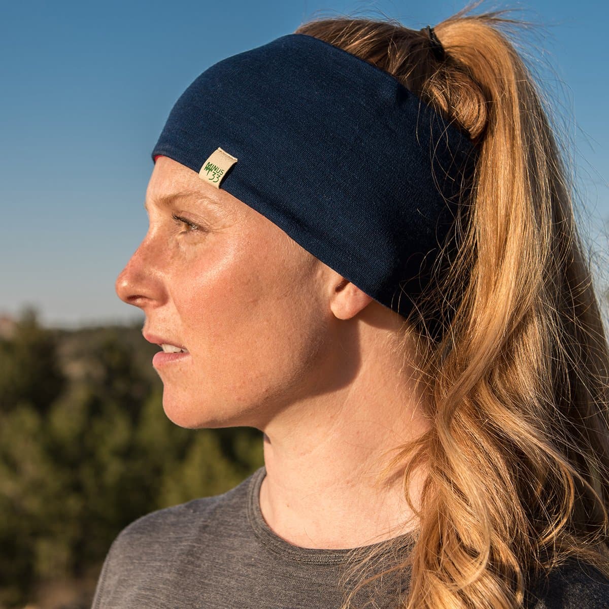 Midweight - Reversible Headband 100% Merino Wool from Minus33 Merino Wool Clothing