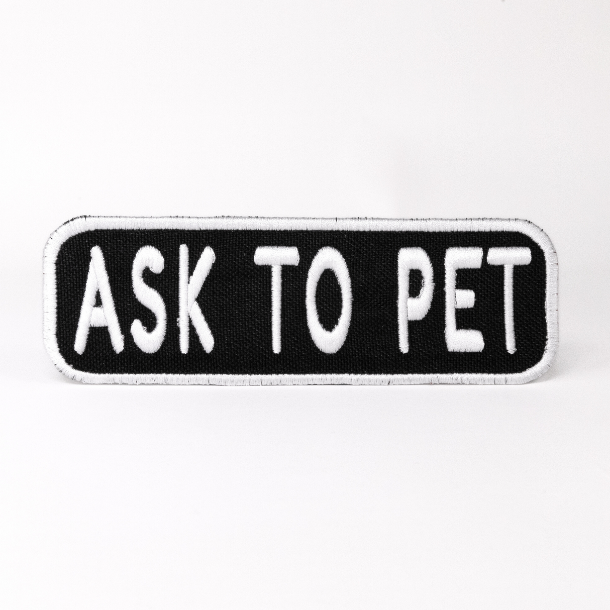 Ask to Pet 2x6 Patch from K9 Sport Sack