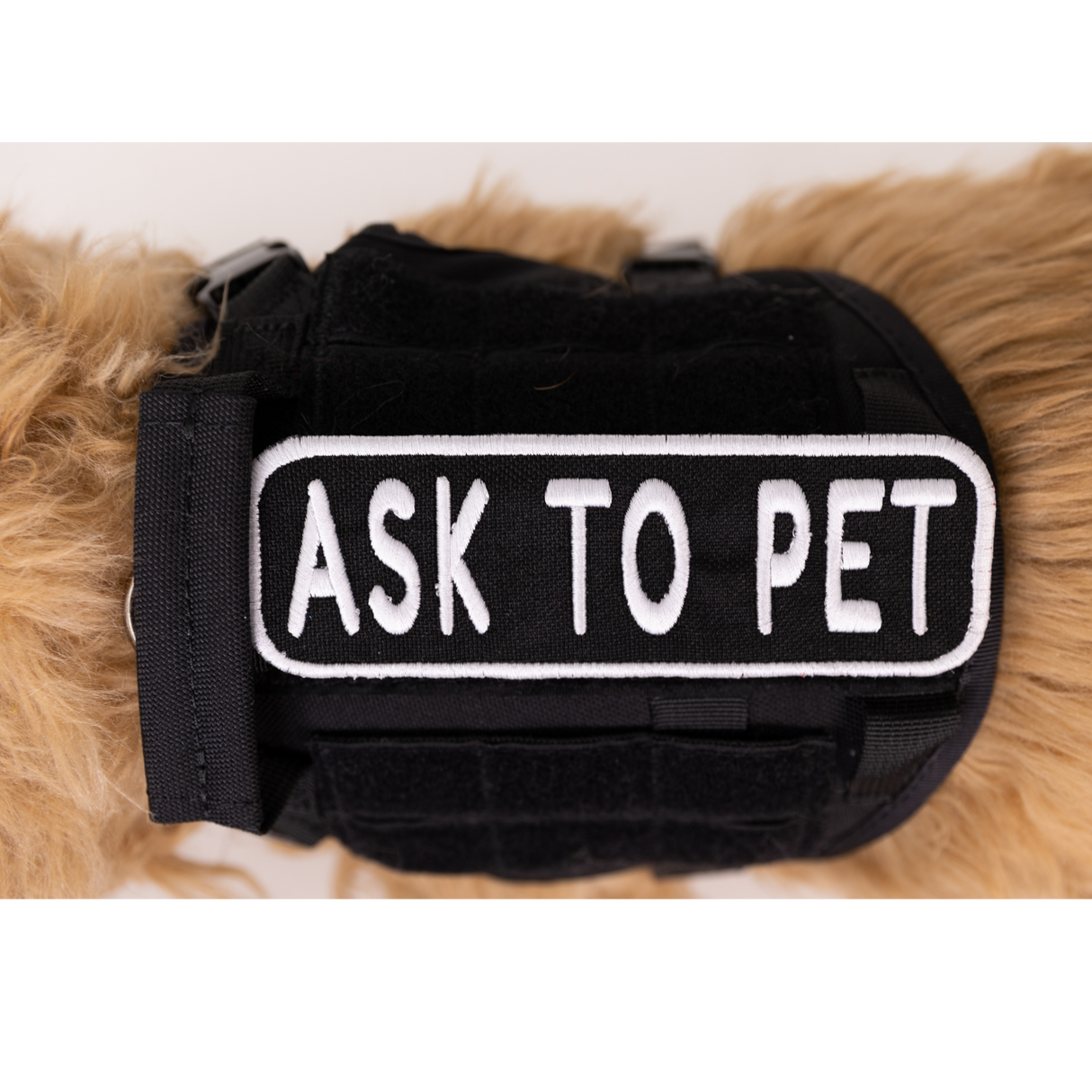 Ask to Pet 2x6 Patch from K9 Sport Sack