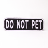 Do Not Pet 2x6 Patch from K9 Sport Sack