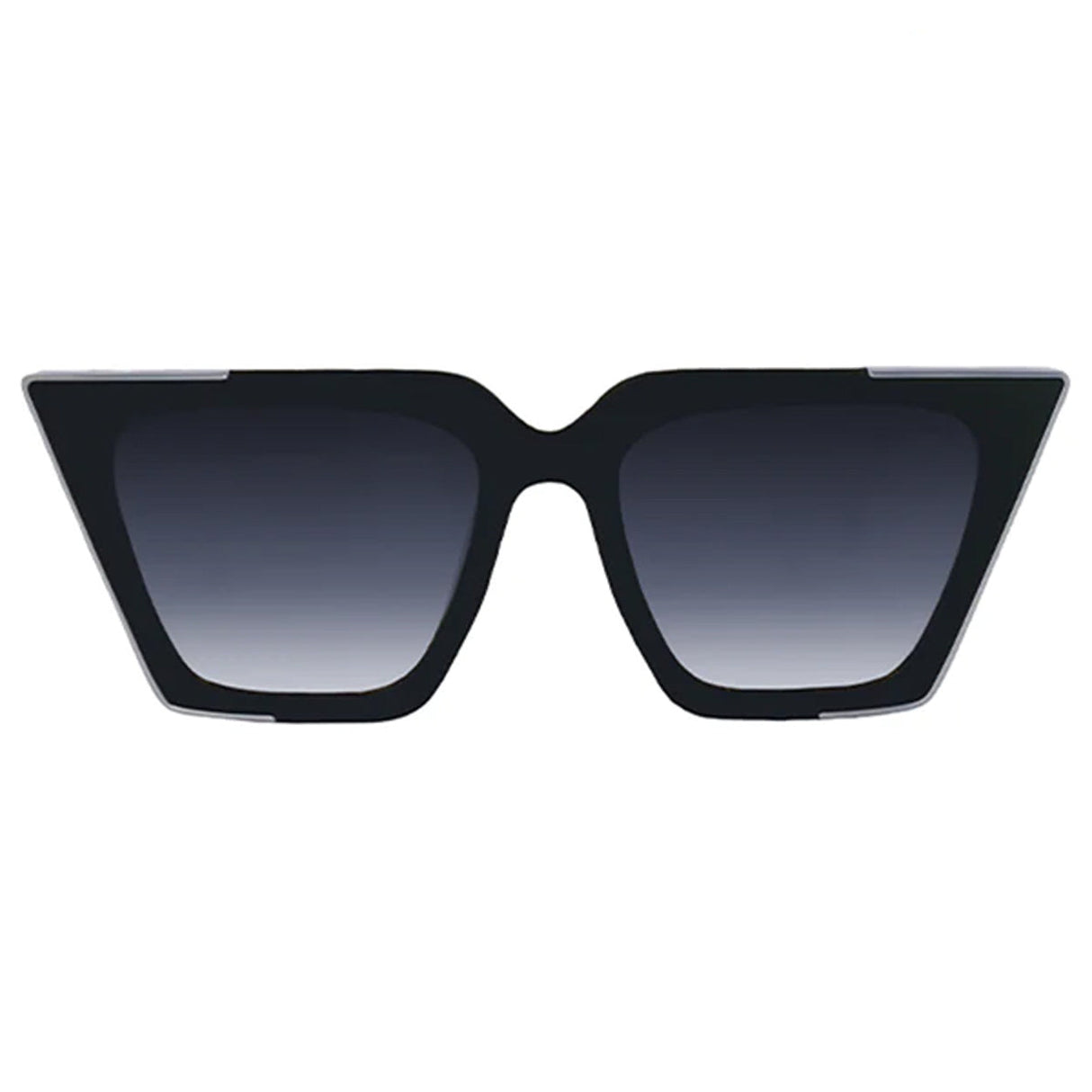The CEO - Black Faded Black Lens Cateye Sunglasses from TopFoxx