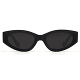 Kat x Money Moves - Black Cateye Sunglasses from TopFoxx