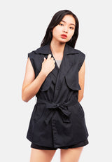 Short Epaulette Trench Coat from London Rag International