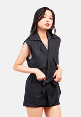 Short Epaulette Trench Coat from London Rag International