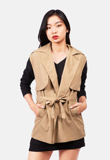 Short Epaulette Trench Coat from London Rag International