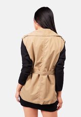 Short Epaulette Trench Coat from London Rag International