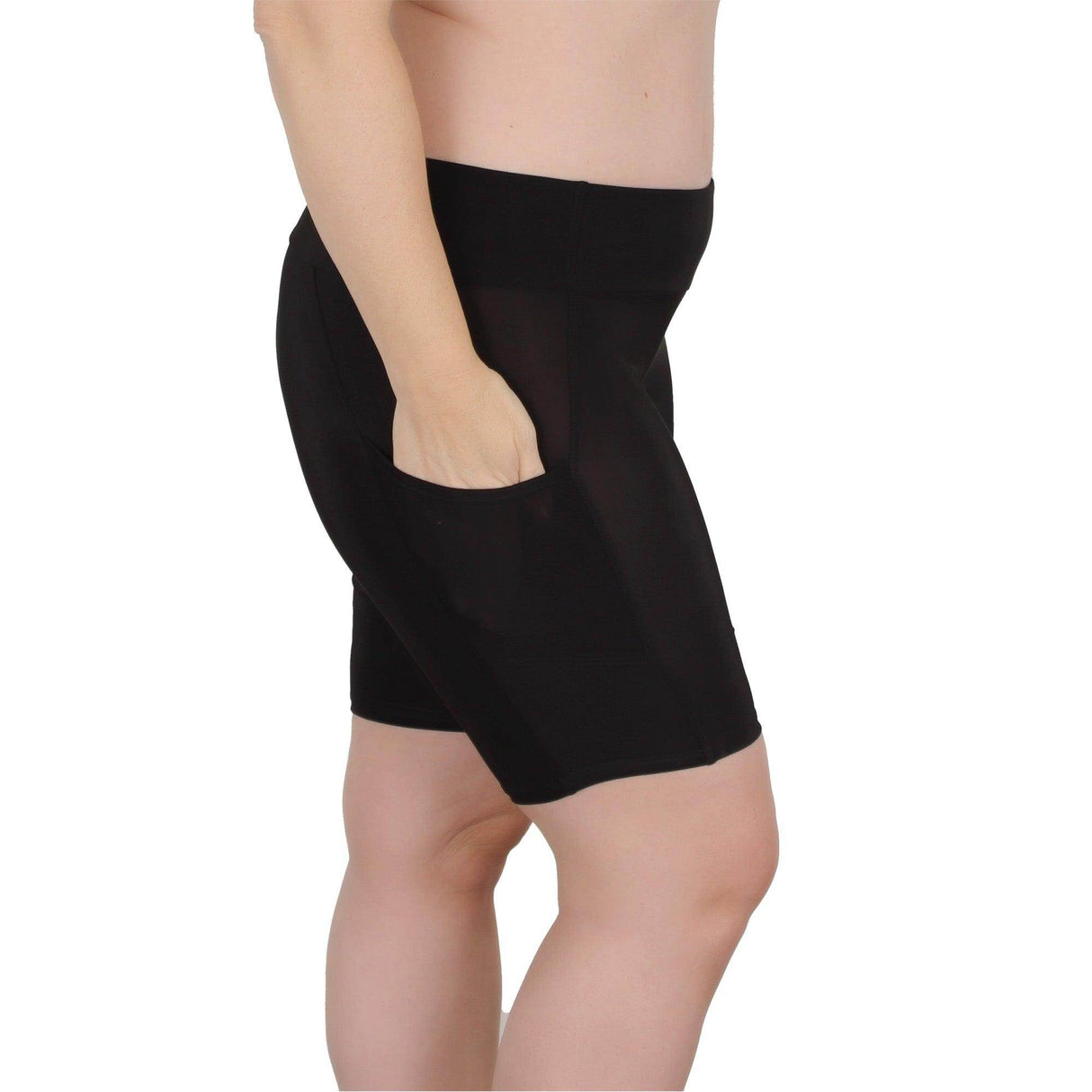 Signature Shortlette Slipshort with 2 Pockets 8" | Black From Undersummers