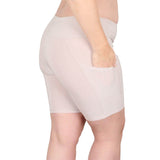 Signature Shortlette Slipshort with 2 Pockets 8" | Ecru From Undersummers