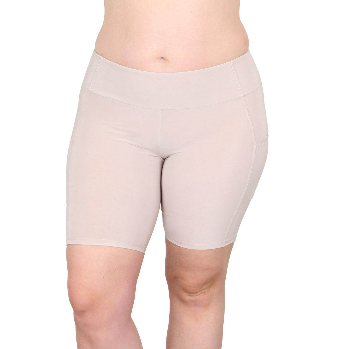 Signature Shortlette Slipshort with 2 Pockets 8" | Ecru From Undersummers