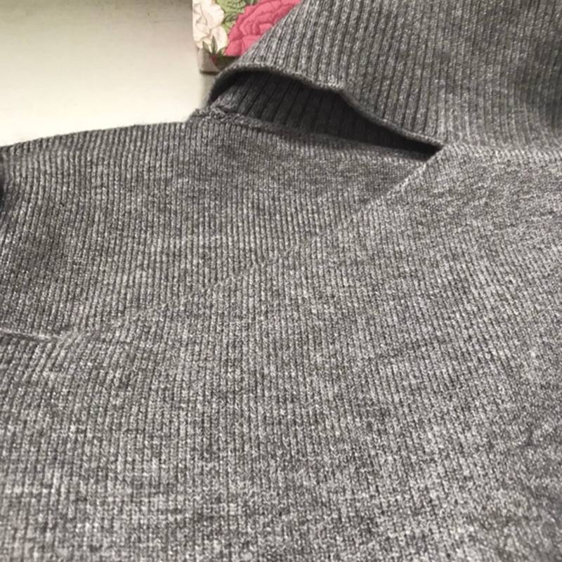 Off Shoulder Knitted Sweater From Kawaii Stop