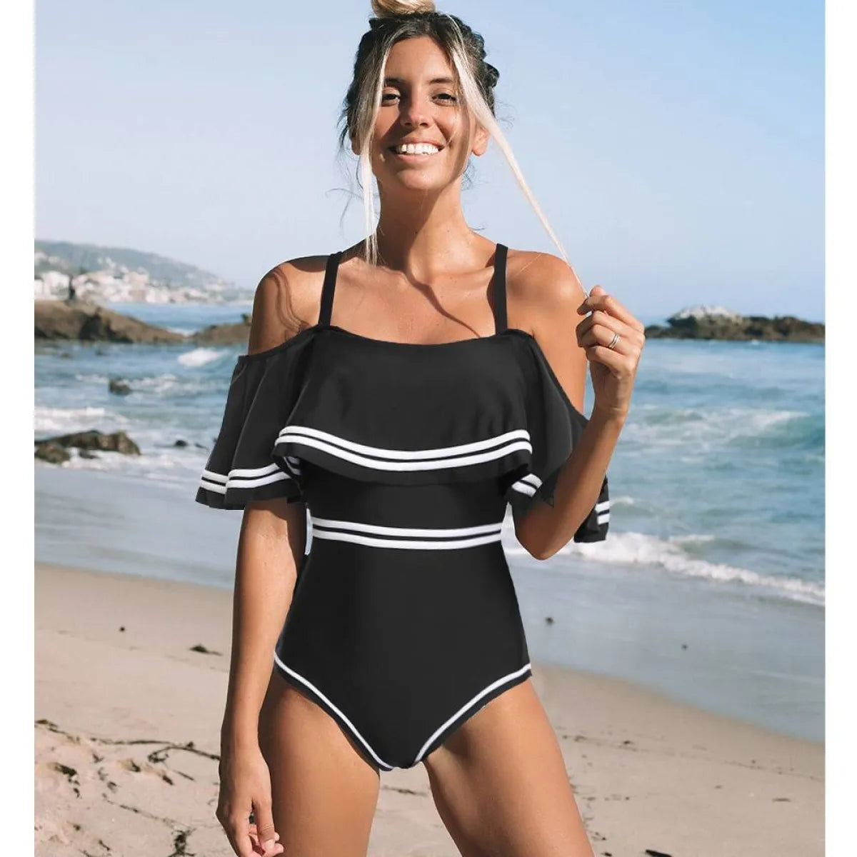Sexy Off The Shoulder Swimsuit from Kawaii Stop