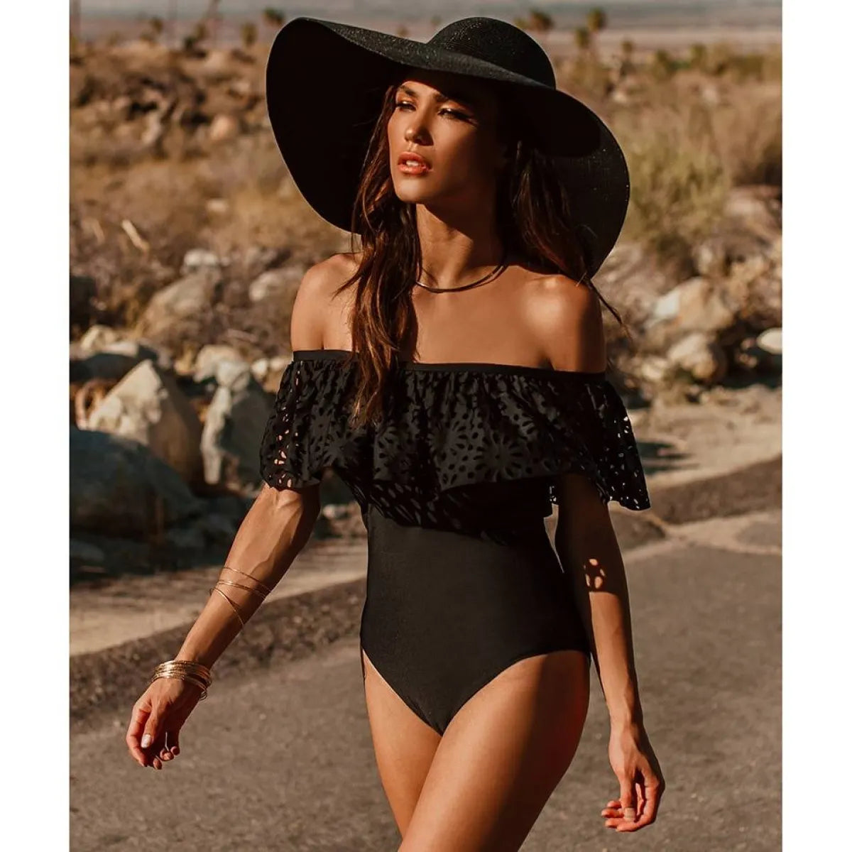 Sexy Off The Shoulder Swimsuit from Kawaii Stop