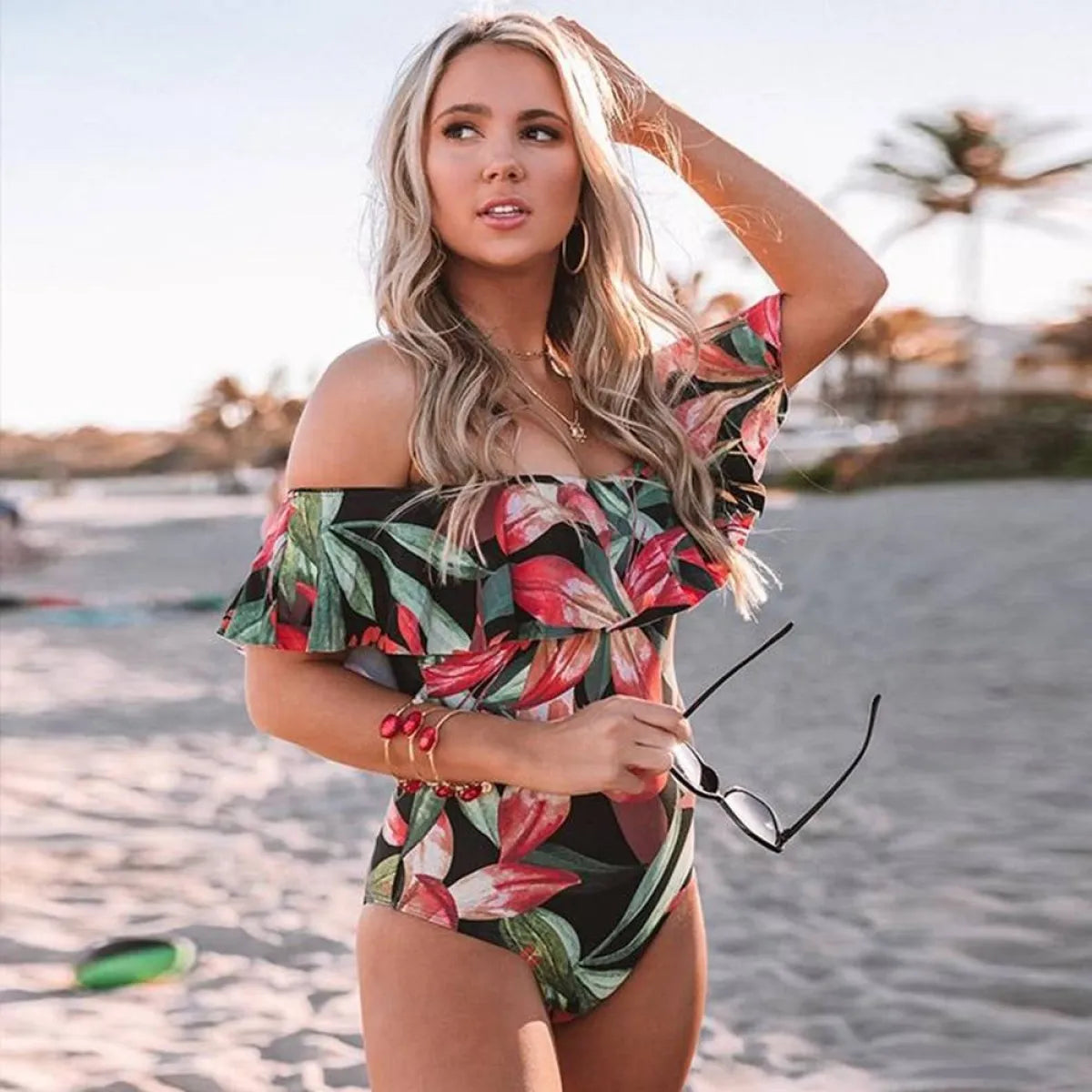 Sexy Off The Shoulder Swimsuit from Kawaii Stop