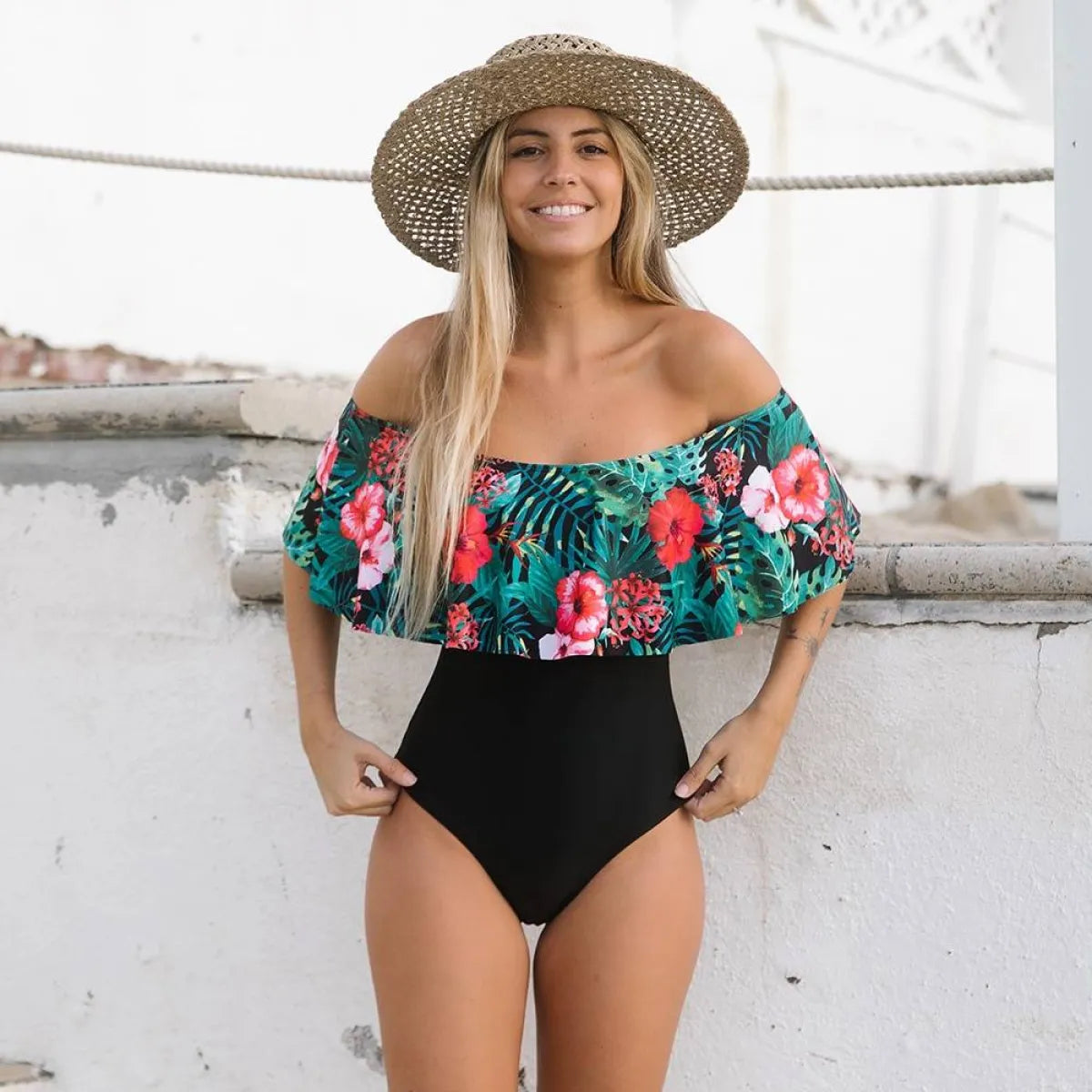 Sexy Off The Shoulder Swimsuit from Kawaii Stop