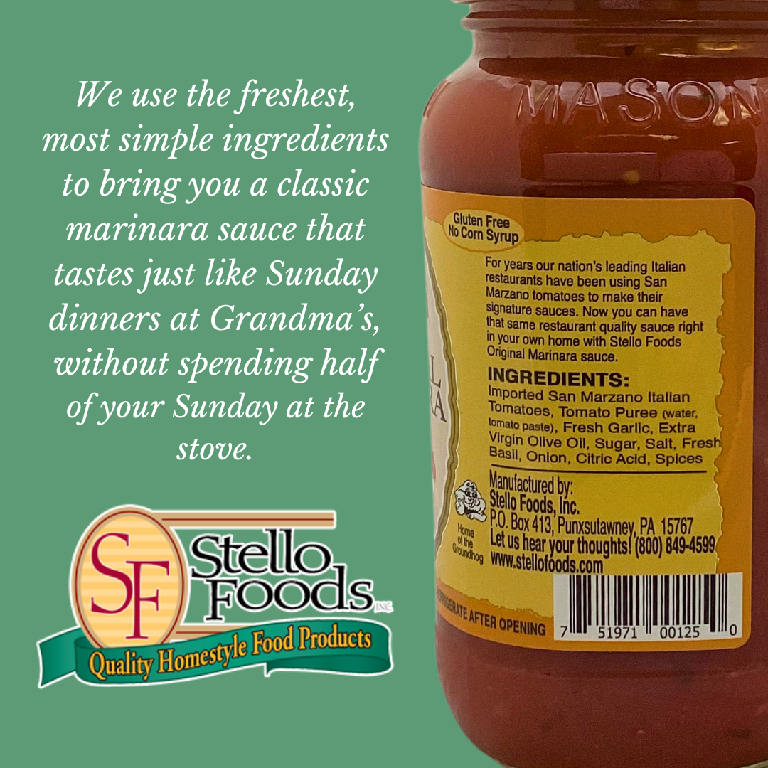 Stello Foods - Rosie's Original Marinara Spaghetti Sauce 26 oz from Stello Foods
