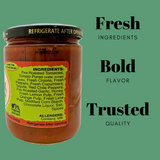 Stello Foods - Rosie's Roasted Tomato & Tequila Salsa 16 oz from Stello Foods