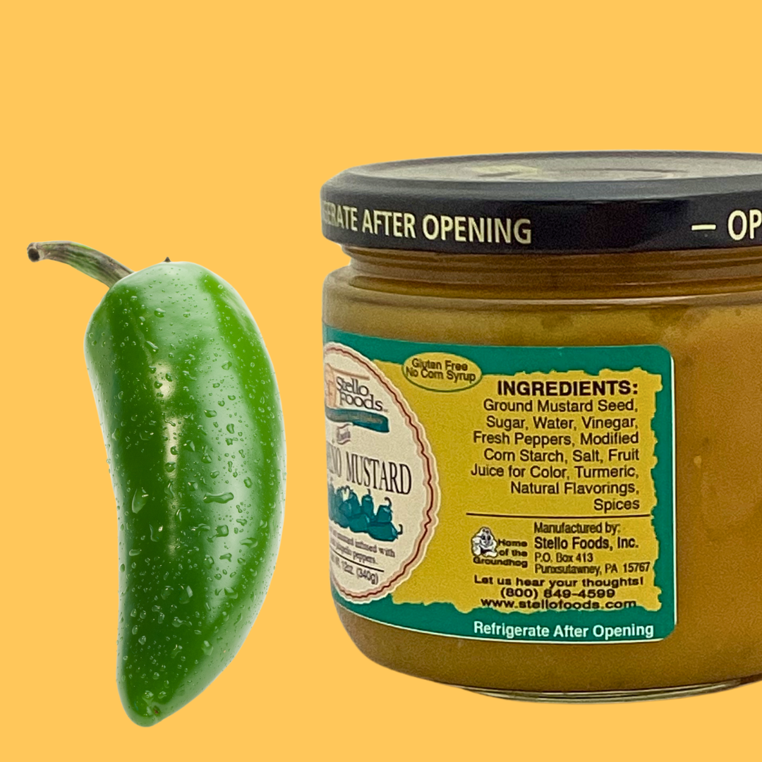 Stello Foods - Rosie's Jalapeños Mustard 12 oz from Stello Foods