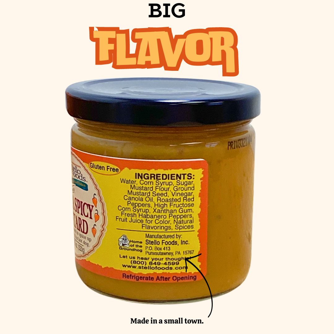 Stello Foods - Rosie's Extra Spicy Mustard 7.75 oz from Stello Foods