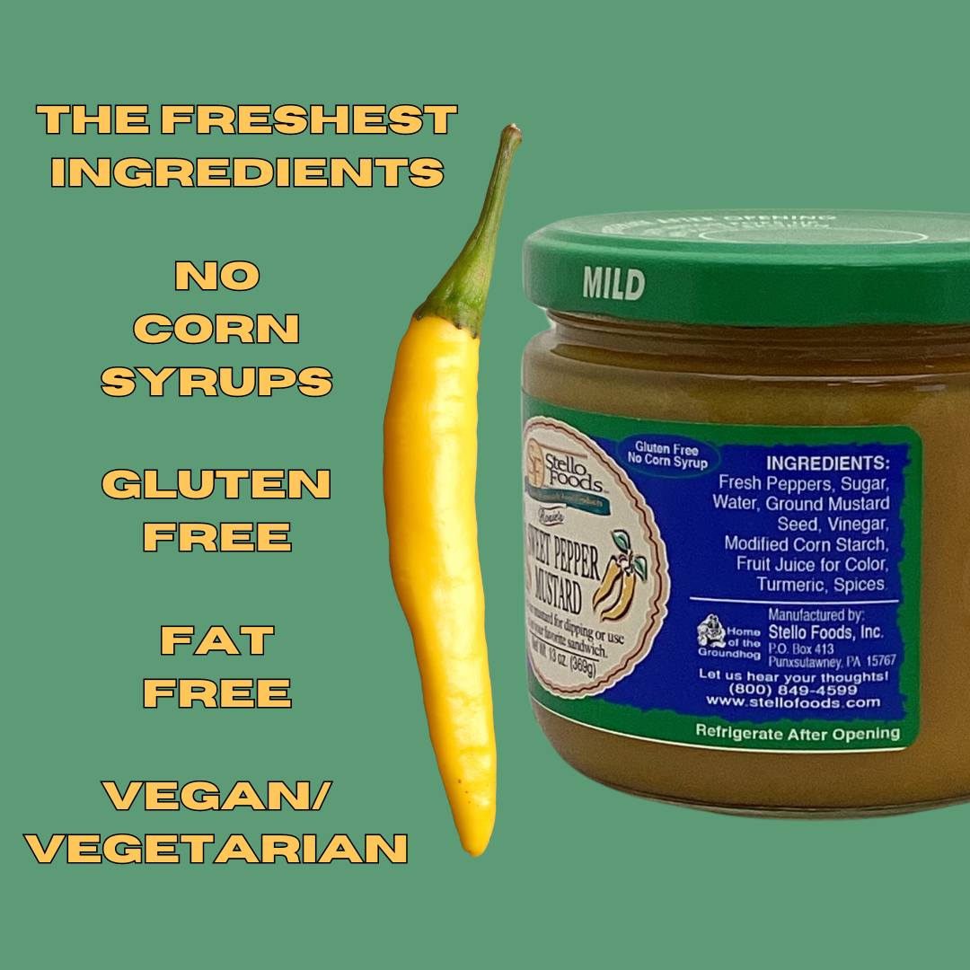 Stello Foods - Rosie's Sweet Pepper Mustard 13 oz from Stello Foods